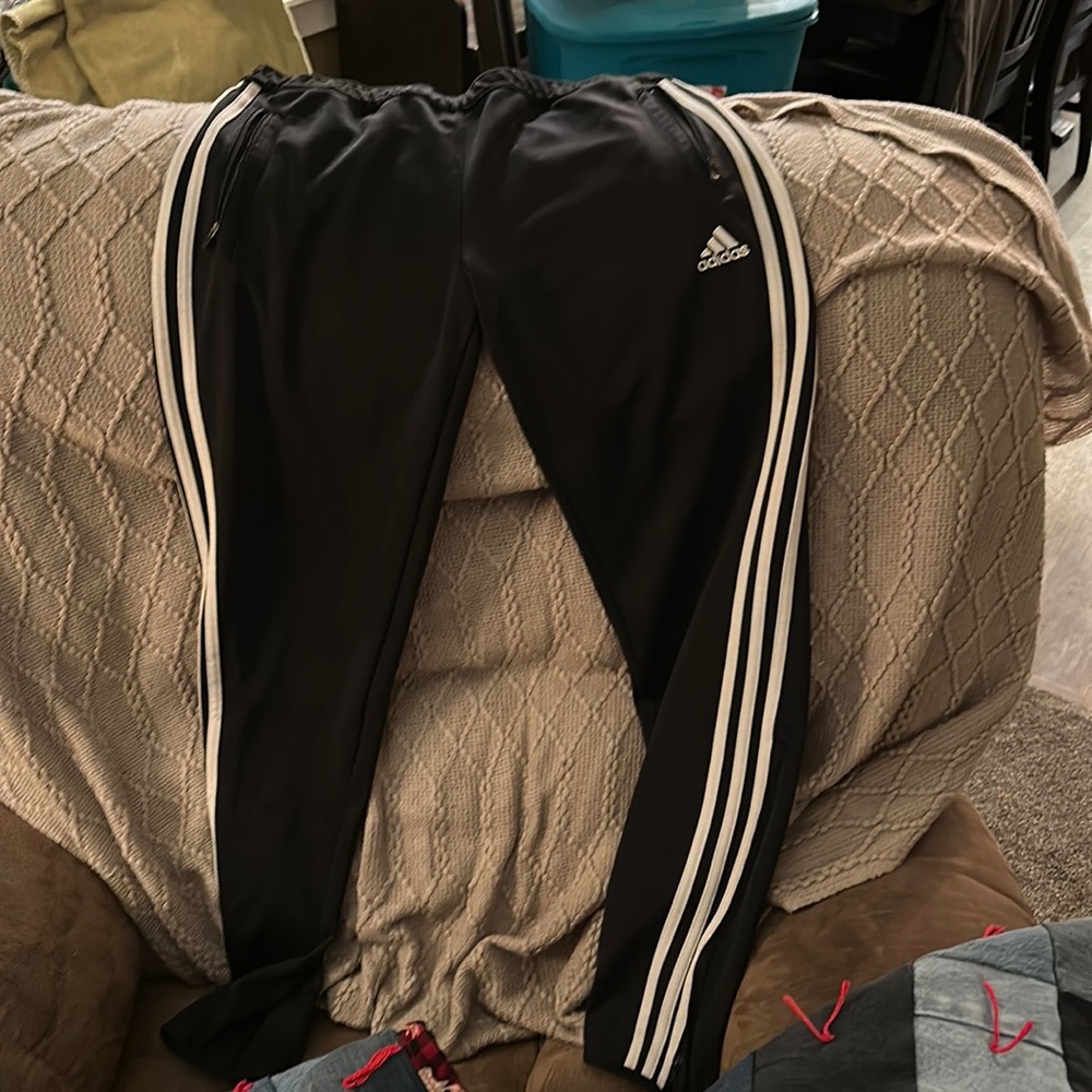 Girls Adidas track pants